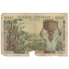 Banknote, Cameroon, 1000 Francs, 1962, KM:12a, AG(1-3)