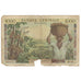Banknote, Cameroon, 1000 Francs, 1962, KM:12a, AG(1-3)