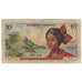 Banknote, French Antilles, 10 Francs, KM:8b, VF(20-25)