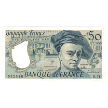 France, 50 Francs, De La Tour, 1976-1992, K.51, UNC(63), Fayette:67.14, KM:152d