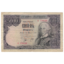 Banknote, Spain, 5000 Pesetas, 1978, 1976-02-06, KM:155, VF(20-25)