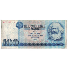 Banknote, Germany - Democratic Republic, 100 Mark, 1975, KM:31a, VF(20-25)