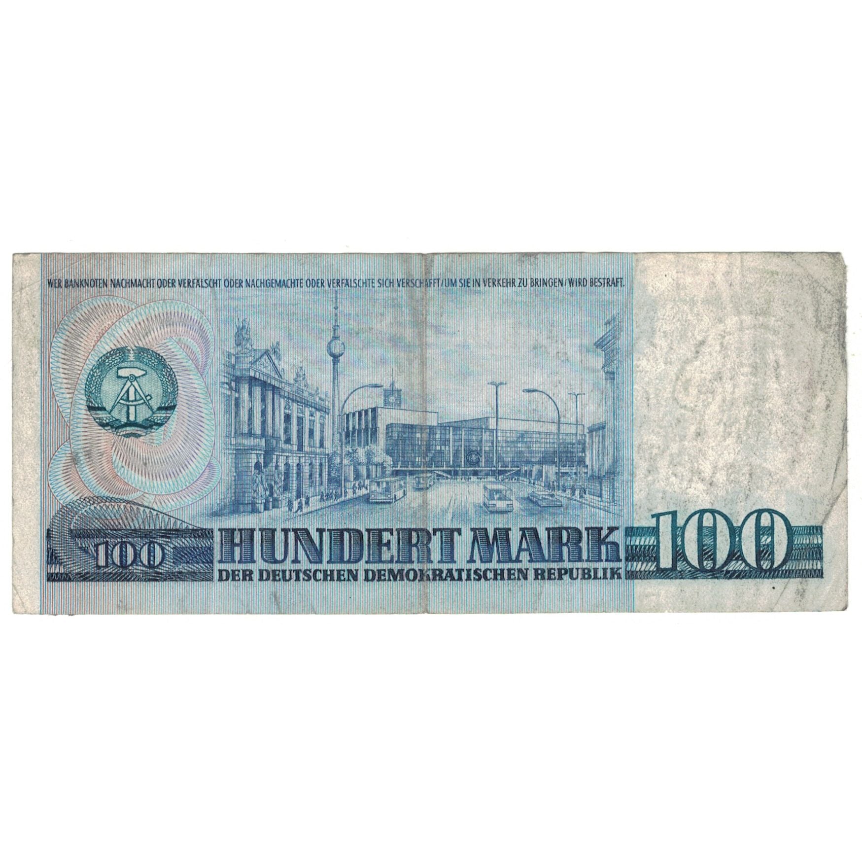 Banknote, Germany - Democratic Republic, 100 Mark, 1975, KM:31a, VF(20-25)