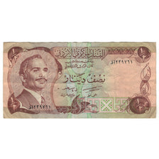 Banknote, Jordan, 1/2 Dinar, KM:17a, VF(20-25)