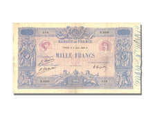 France, 1000 Francs, 1 000 F 1889-1926 ''Bleu et Rose'', 1926, KM #67j,...
