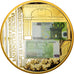 France, Medal, Billet de Banque Européenne, 100 Euro, 2011, MS(65-70), Copper