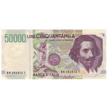 Banknote, Italy, 50,000 Lire, 1992, 1992-05-27, KM:116c, AU(55-58)