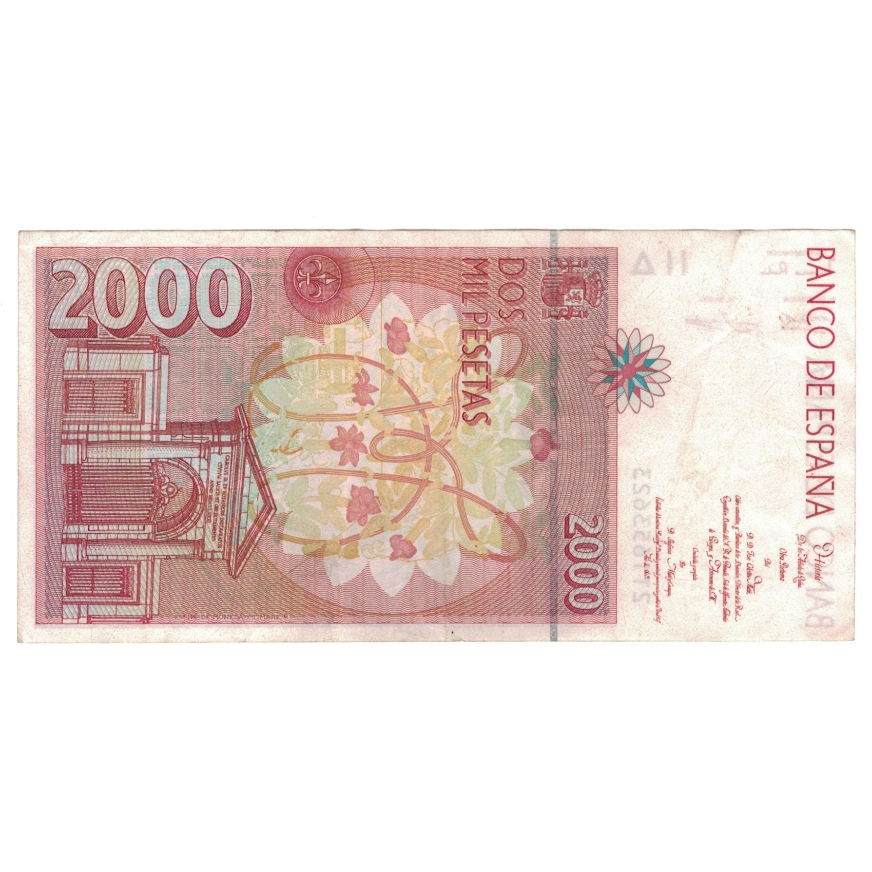 Banconote, Spagna, 2000 Pesetas, KM:162, BB
