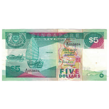Banknote, Singapore, 5 Dollars, KM:19, EF(40-45)
