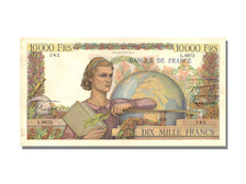 Biljet, Frankrijk, 10,000 Francs, 10 000 F 1945-1956 ''Génie Français'', 1955