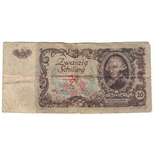 Banconote, Austria, 20 Schilling, 1950, KM:129a, D