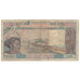 Banknote, West African States, 5000 Francs, 1983, KM:708Kh, VG(8-10)