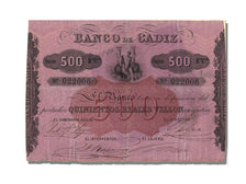 Billete, 500 Reales De Vellón, España, EBC