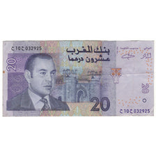 Billet, Maroc, 20 Dirhams, KM:68, TB+