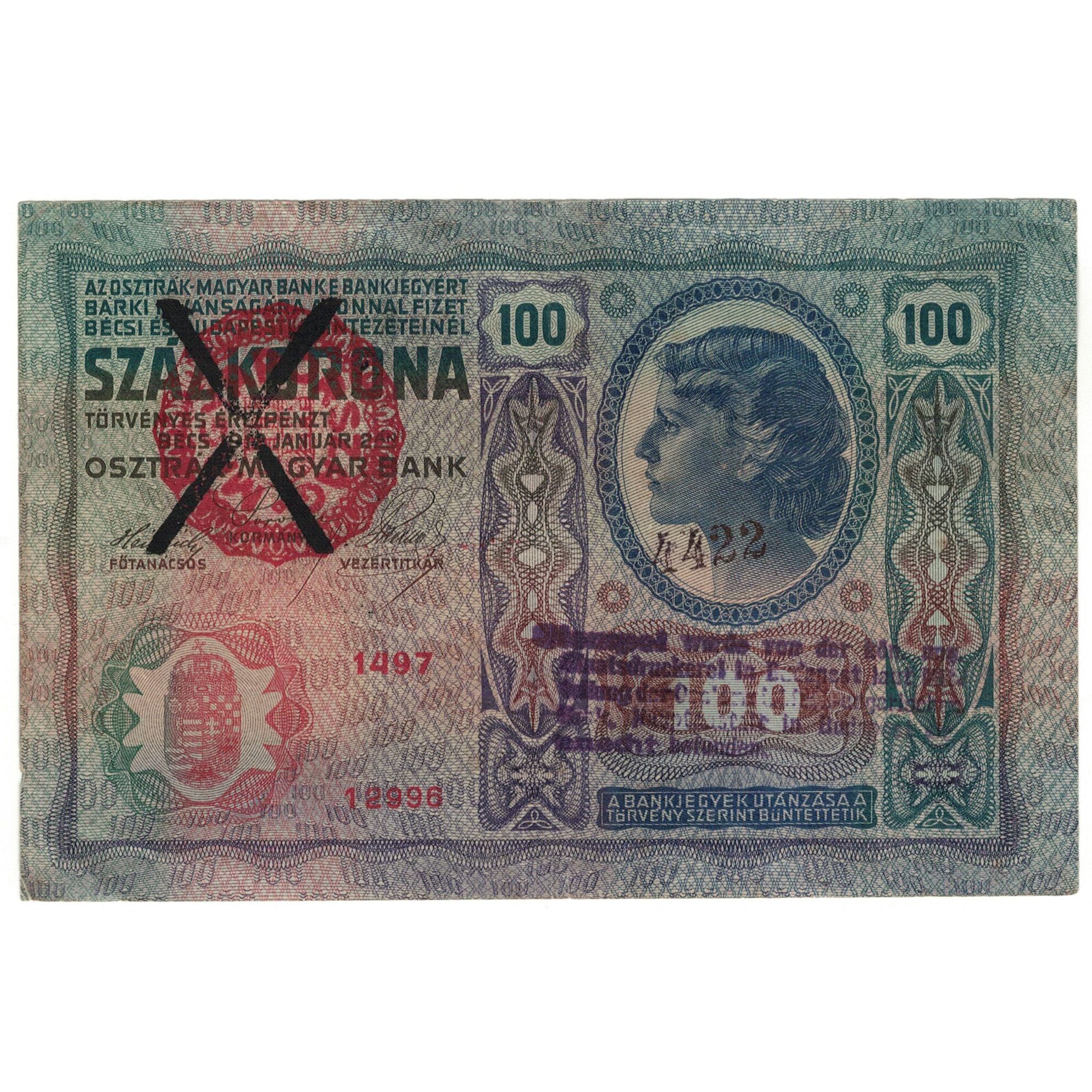 Banknote, Austria, 100 Kronen, 1912, 1912-01-02, KM:12, EF(40-45)