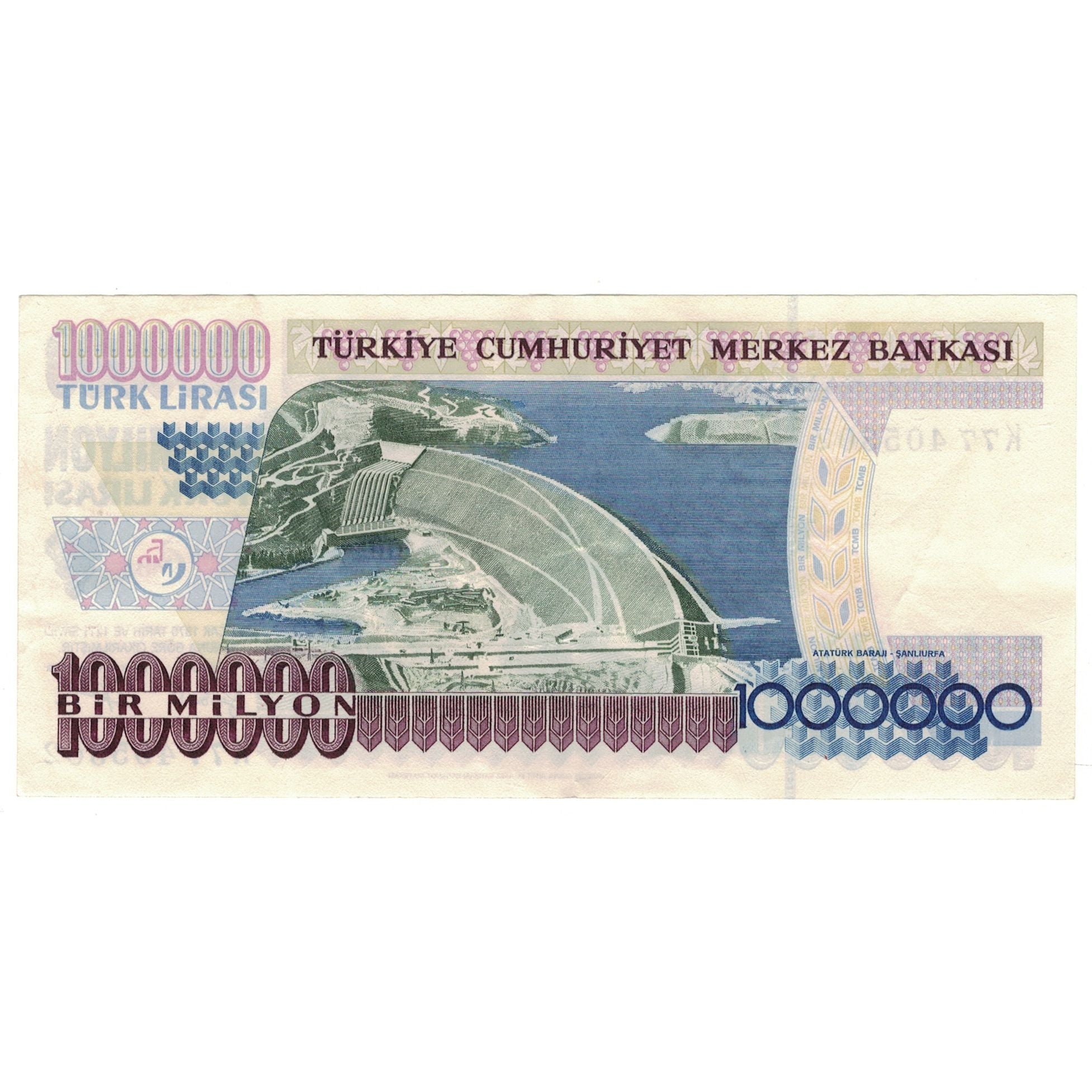 Banknote, Turkey, 1,000,000 Lira, 1970, 1970-01-14, KM:209, UNC(63)