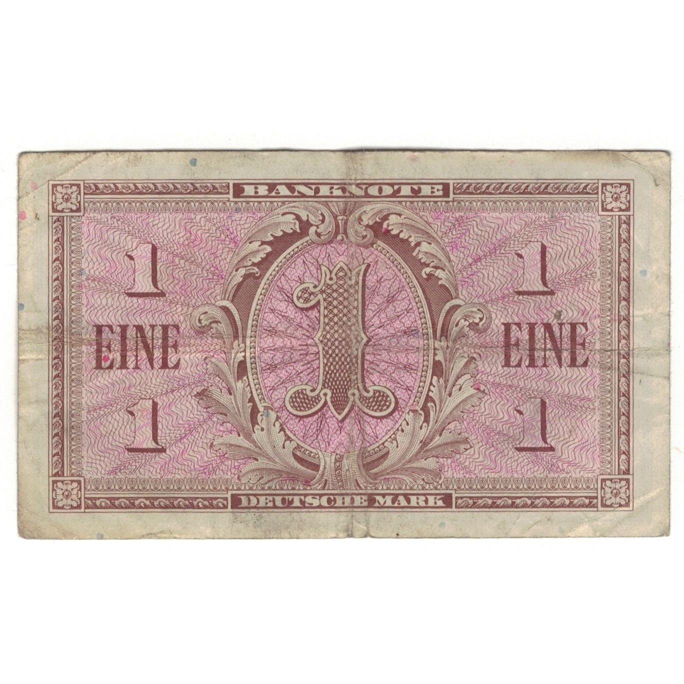 Banknote, GERMANY - FEDERAL REPUBLIC, 1 Deutsche Mark, 1948, KM:2a, F(12-15)