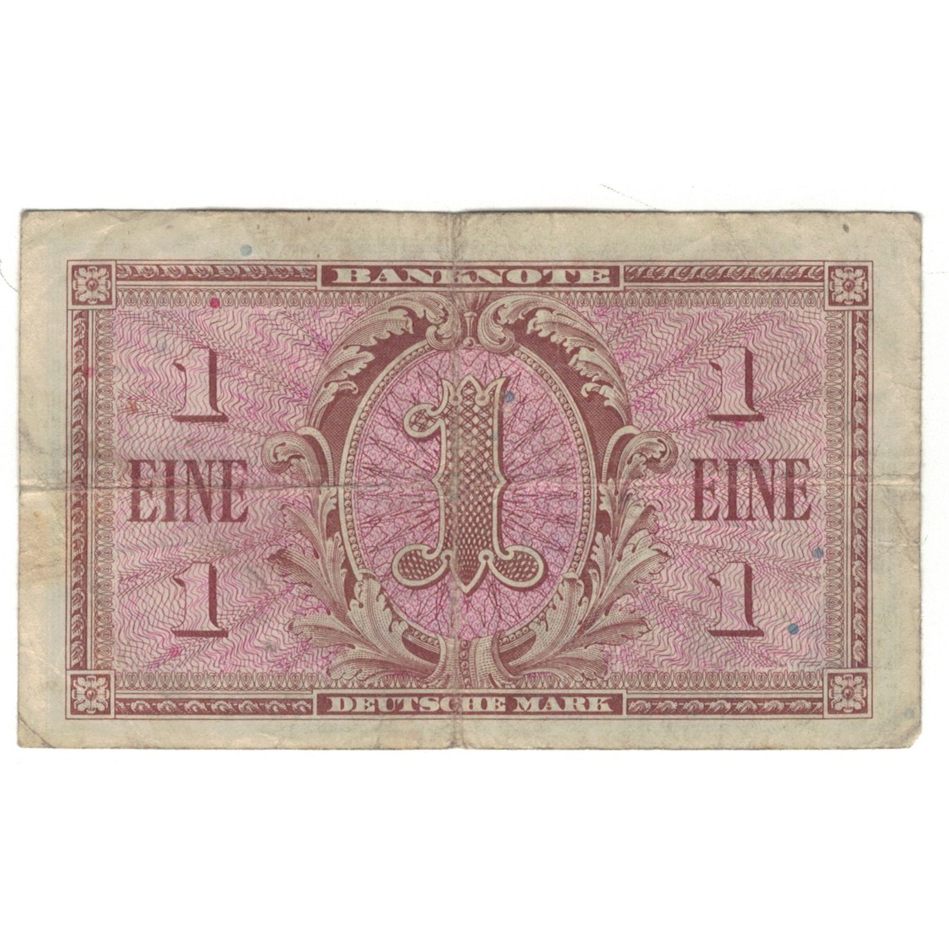 Banknote, GERMANY - FEDERAL REPUBLIC, 1 Deutsche Mark, 1948, KM:2a, F(12-15)