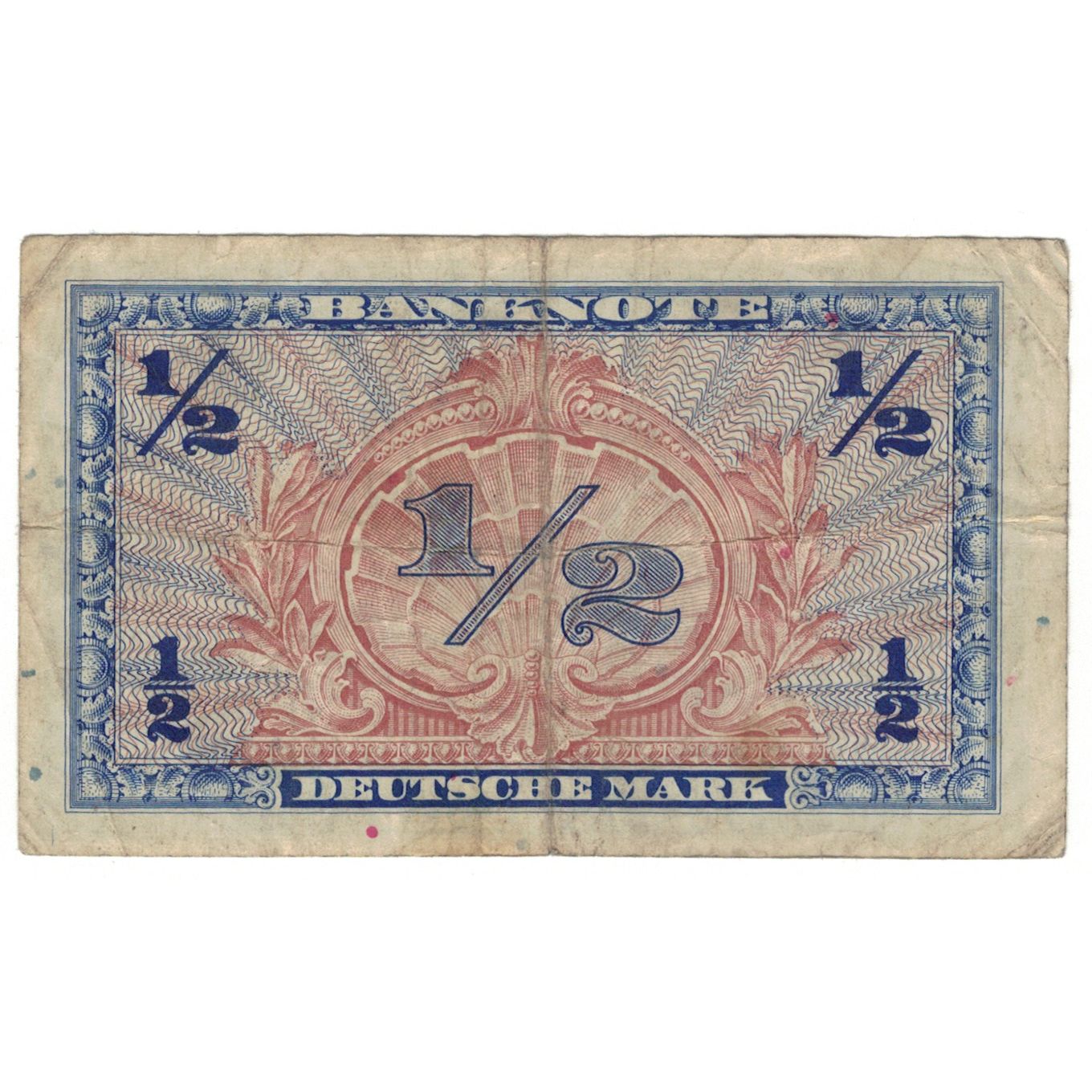 Billet, République fédérale allemande, 1/2 Deutsche Mark, 1948, KM:1a, B