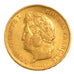 FRANCE, Louis-Philippe, 40 Francs, 1837, Paris, EF(40-45), Gold, Gadoury #1106,.
