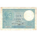 France, 10 Francs, Minerve, 1939, X.73310, EF(40-45), Fayette:7.9, KM:84