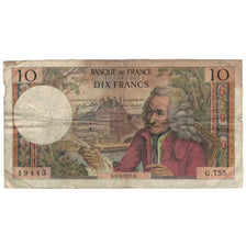 Francia, 10 Francs, Voltaire, 1972, G.755, RC, Fayette:62.55, KM:147d