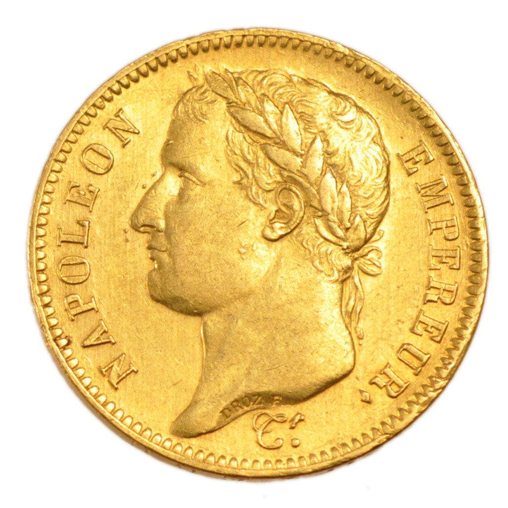 FRANCE, 40 Francs, 1812, Lille, AU(50-53), Gold, Gadoury #1084, 12.90