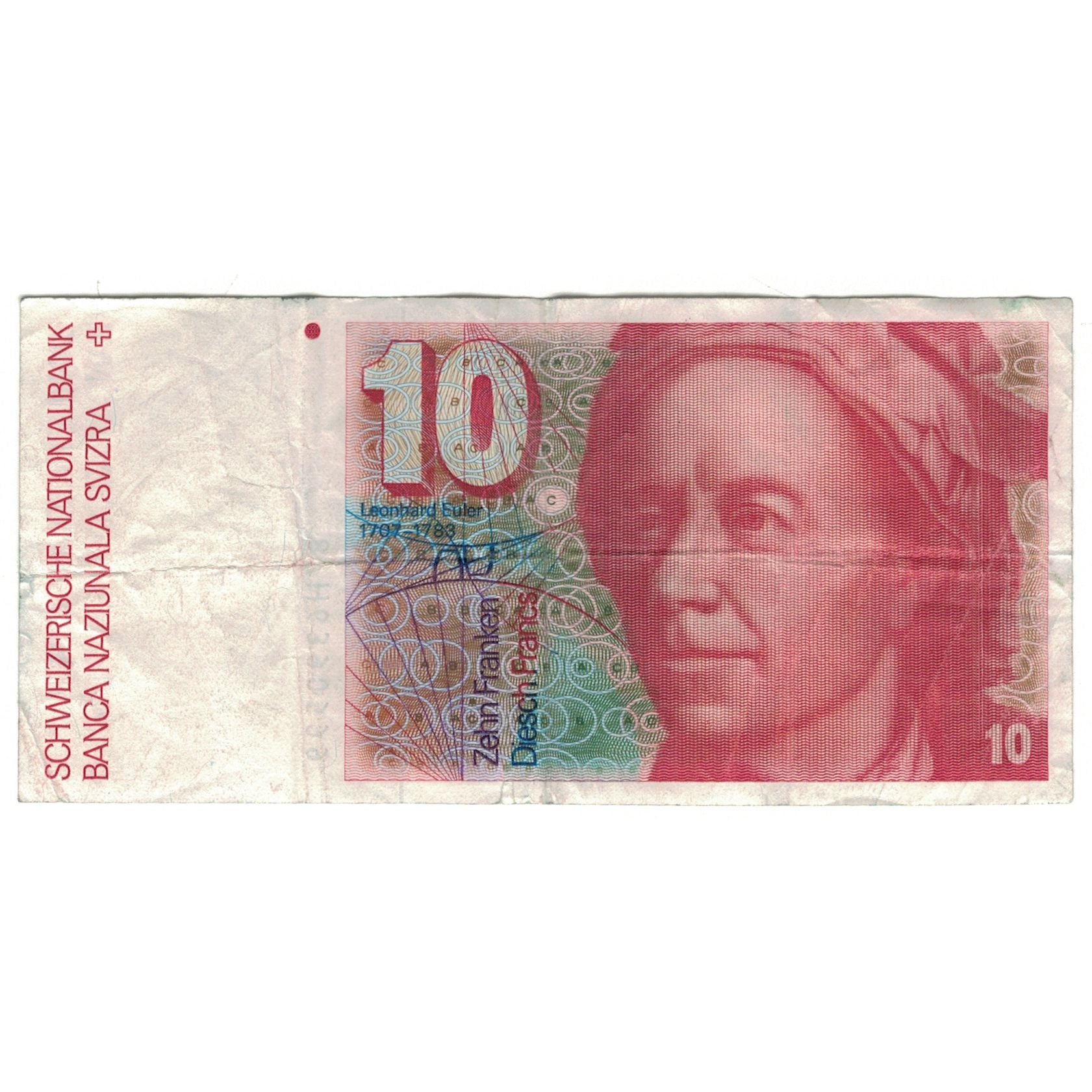 Billete, 10 Franken, Suiza, KM:53a, BC