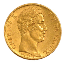 FRANCE, Charles X, 20 Francs, 1830, Paris, AU(55-58), Gold, Gadoury #1029, 6.50