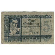 Banknote, Austria, 5 Schilling, 1945, 1945-09-04, KM:126, VG(8-10)