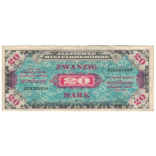Biljet, Duitsland, 20 Mark, 1944, KM:195d, TTB
