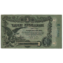 Billete, 3 Rubles, 1917, Rusia, KM:S334, MBC