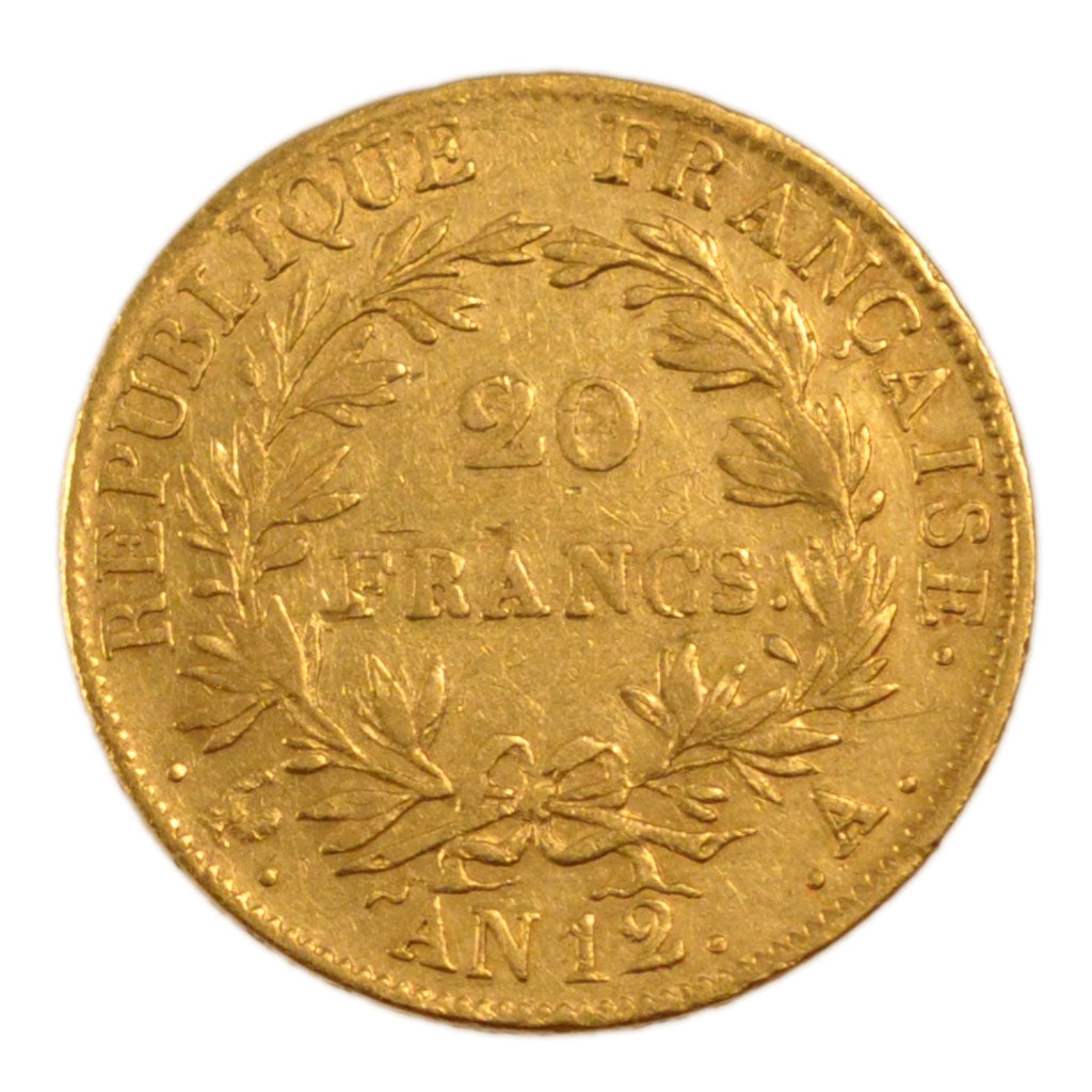 Premier Empire, 20 Francs or, Napoléon Empereur