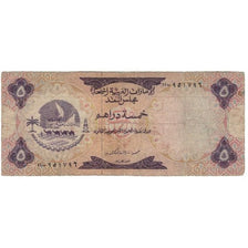 Banknote, United Arab Emirates, 5 Dirhams, Undated (1973), KM:2a, VF(20-25)