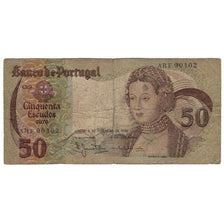Billete, 50 Escudos, 1980, Portugal, 1980-02-01, KM:174a, RC+