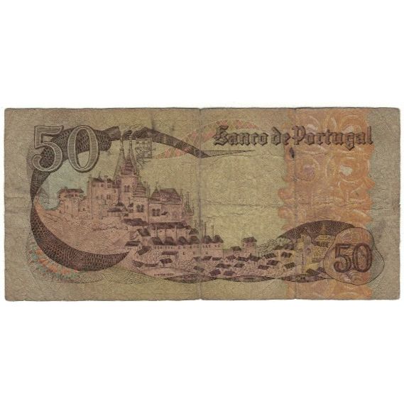 Billete, 50 Escudos, 1980, Portugal, 1980-02-01, KM:174a, RC+