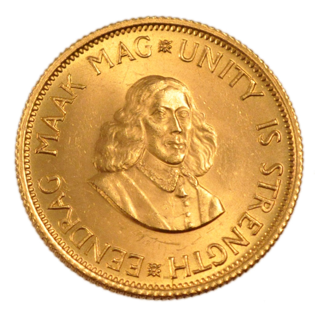 South Africa, 2 Rand, 1964, KM #64, MS(65-70), Gold, 8.00