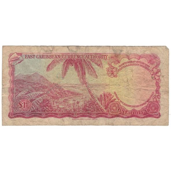 Banknote, East Caribbean States, 1 Dollar, KM:13f, VG(8-10)