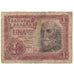 Banknote, Spain, 1 Peseta, 1953-07-22, KM:144a, VG(8-10)