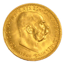 Austria, 10 Corona, 1912, KM #2816, MS(60-62), Gold, 19, 3.30