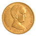 Spain, 20 Pesetas, 1890, KM #693, AU(55-58), Gold, 6.50