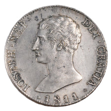 Spain, 20 Réales, 1811, Madrid, KM #5512, MS(60-62), Silver, 27.10