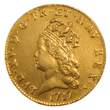 FRANCE, Louis d'or de Noailles, Louis d'Or, 1717, Paris, EF(40-45), Gold,...