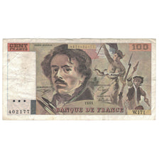 France, 100 Francs, Delacroix, 1991, W.171, F(12-15), Fayette:69.BIS.03.A.2