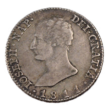Spain, 4 Réales, 1811, Madrid, KM #540.1, EF(40-45), Silver, 5.90