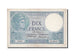Banknot, Francja, 10 Francs, Minerve, 1916, 1916-07-18, AU(55-58), Fayette:6.1