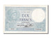 Biljet, Frankrijk, 10 Francs, 10 F 1916-1942 ''Minerve'', 1941, 1941-06-19, SUP