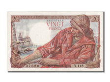 FRANCE, 20 Francs, 1944, KM #100a, 1944-02-10, AU(55-58), Fayette #13.8