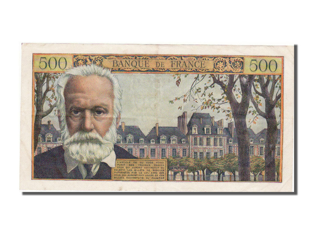 FRANCE, 500 Francs, 1955, KM #133a, 1955-01-06, AU(50-53), Fayette #35.4
