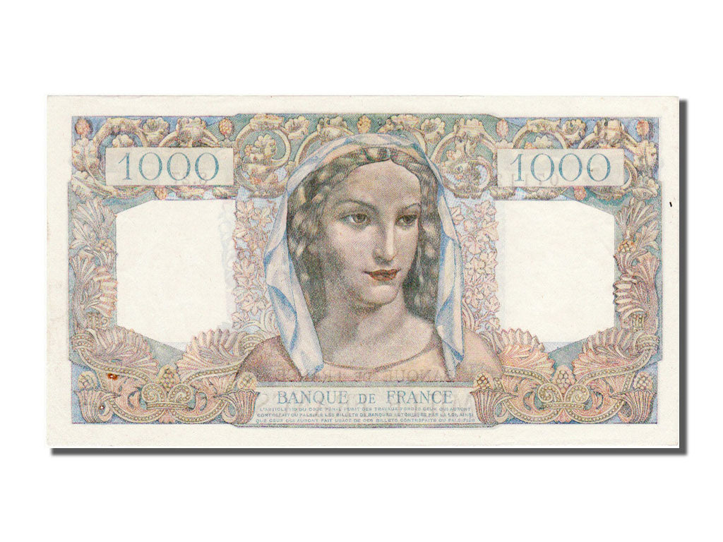1000 Francs Minerve et Hercule type 1945